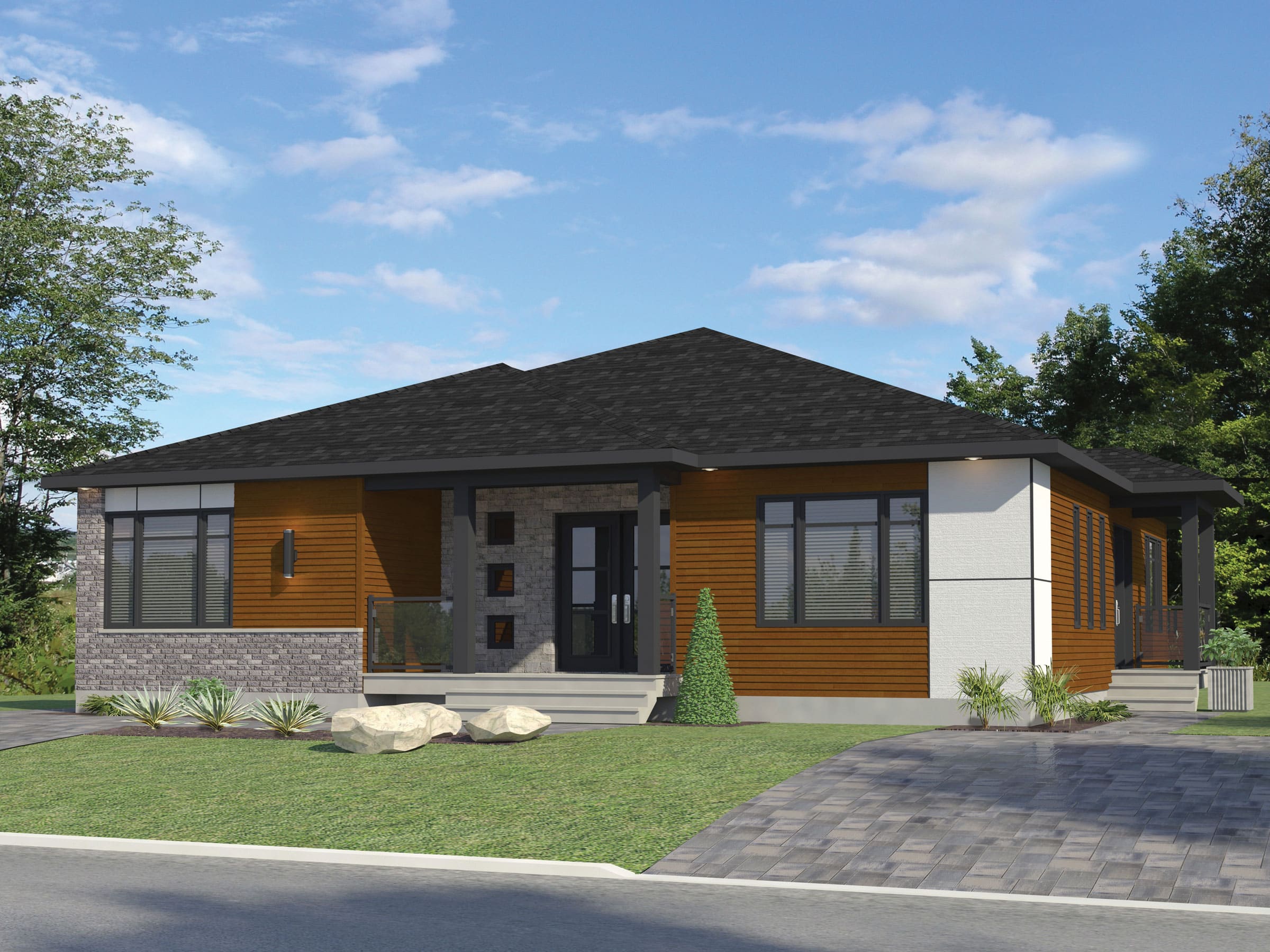 Kawa est un modèle de bi-génération. Vu de la devanture extérieur.